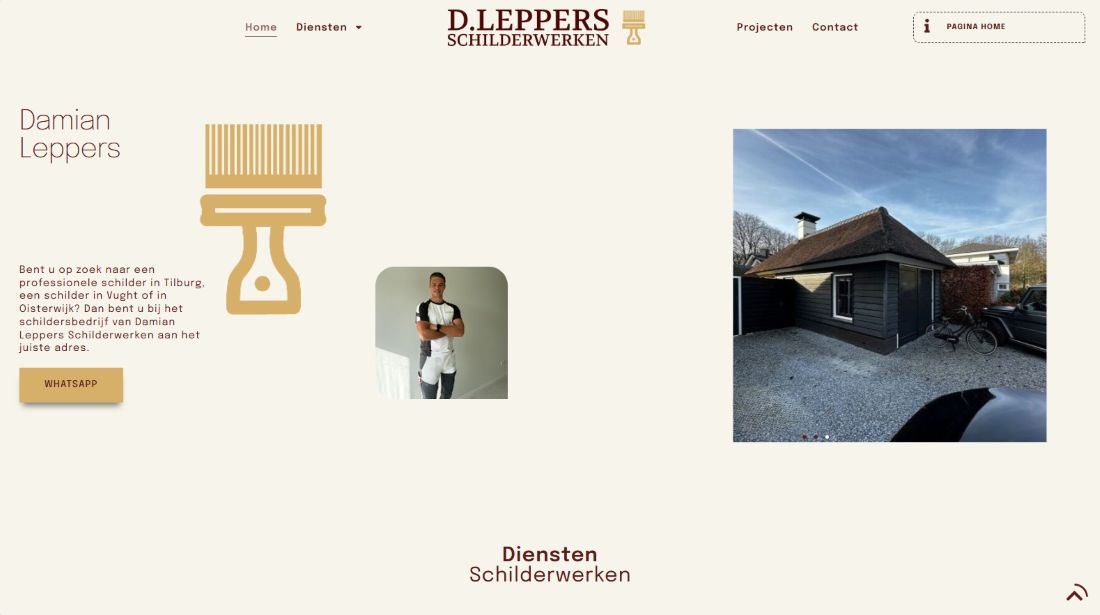Nieuwe website