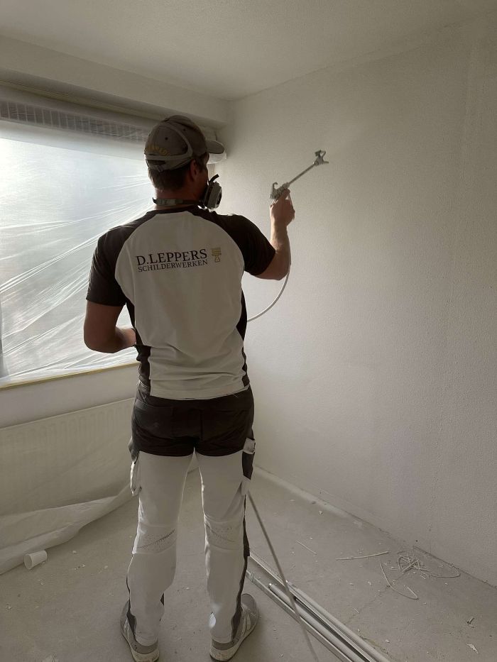 Spuitwerk wanden
